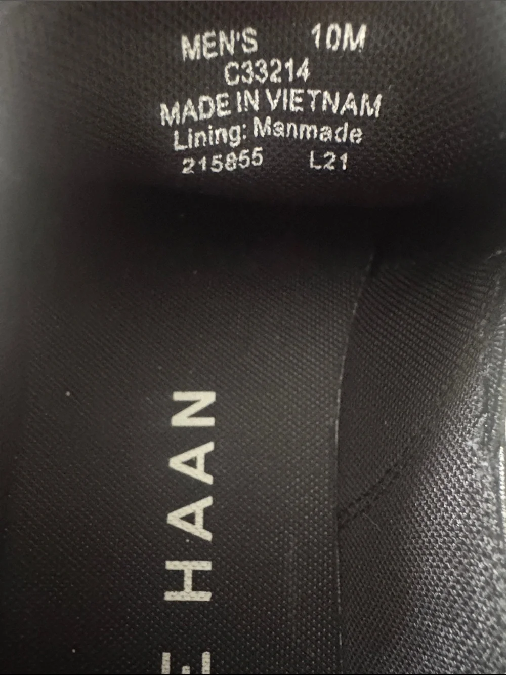 Cole Haan Black Leather Slip-On Sneakers with Brown Heel Tab